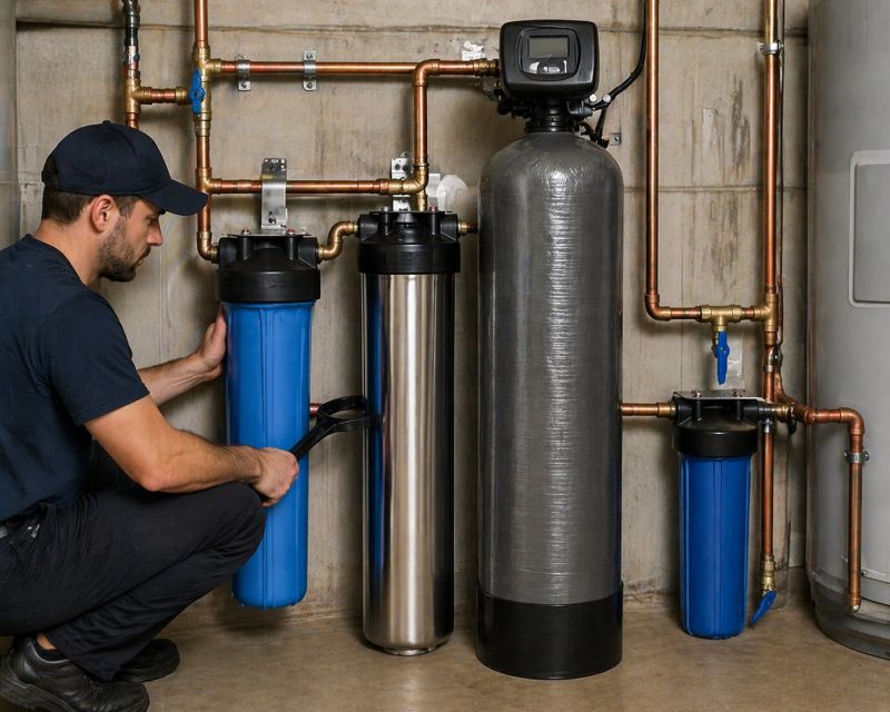 Water Filtration Installation in San Antonio, TX